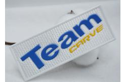 China Tatami Fabric Custom Clothing Patch 3D Silicone Heat Transfer Patches supplier