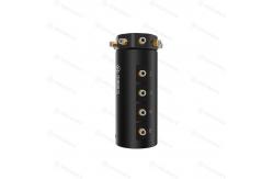 China Black Pneumatic Rotary Joints 16 Circuits M5 Ports Space Saving supplier