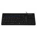 Antibacterial Medical Waterproof Keyboard USB PS/2 Interface With Full Keys / Touchpad for sale