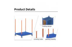 China Commercial Stacking Frame Reinforced Steel Design Ideal for Warehouses & Factories supplier