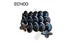 China Rear Idler 87480413 CTL Loader Track ECHOO TECH undercarriage frame supplier
