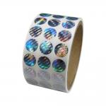 2 * 3cm 2D 3D Moving Grating Security Hologram Stickers for sale