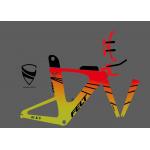 Offset Printing Custom Cycling Stickers For Bikes Environment Friendly for sale