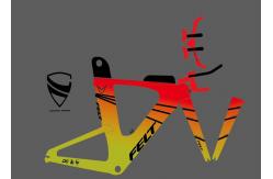 China Offset Printing Custom Cycling Stickers For Bikes Environment Friendly supplier
