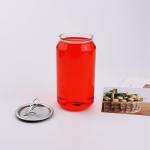 Plastic Drink Bottle Beverage Juice Soda Can Packaging With Lid