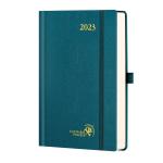 Leatherette Paper Hardcover OEM ODM A5 2023 Planner Daily Schedule Monochrome Pages for sale