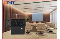 China Pop Up Hidden Desktop Power Sockets For Conference Room Table AV Solutions supplier