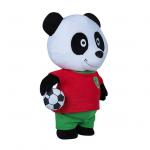 Adorable Animated Plush Christmas Toys Panda Shape PP Cotton Filling