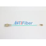 LC OM3 50/125um Duplex Fiber Optic Patch Cord  Aqua Color Lc Sc Fiber Patch Cable for sale