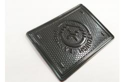 China Custom Personalized embossed Logo Jeans Genuine Leather Patch/Leather Label For Garment supplier