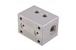China Aluminum Hydraulic Manifold Threaded Cartridge Valve Manifold CNC Machining Services supplier