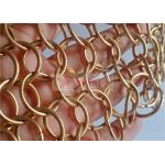 Design And Manufacture Metal Mesh Curtain With Stainless Steel Rings for sale