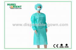 China Single Use Medical SMS Isolation Gown With Long Sleeves supplier