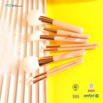 Customized OEM Travel Makeup Brush Set Foundation Powder Plastic Handle 8PCS