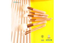 China Customized OEM Travel Makeup Brush Set Foundation Powder Plastic Handle 8PCS supplier