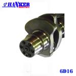 Mitsubishi 6D16C Diesel Engine Crankshaft HR 45 Hardness for sale