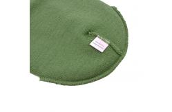 China Embroidery Pattern 58CM Knit Beanie Hats With Custom Logo supplier