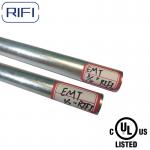 RIFI UL Listed Hot Dipped Galvanized EMT Conduit Pipe for Electrical Metallic Tubing for sale