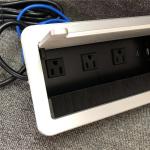 Custom Plastic USB 3.0 Desktop Power Socket US Standard For Residential