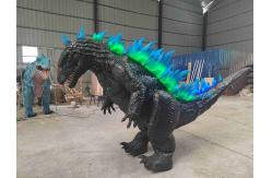 China Adventure Park Carnival Parade Attractive Animatronic Realistic Godzilla Costume supplier