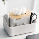 Customized PS Wood Plastic Tissue Box Holder For Car Dashboard