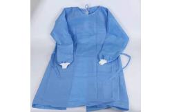 China Blue One Piece Hospital Isolation Gown Good Toughness High Durability Not Easy Aging supplier
