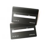 Wear - Resistant Metal Membership Card / Hico Magnetic Stripe Bank Credit Shopping Cash Card for sale