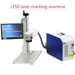 Jewelry Coding And Marking Machine Touch Screen 50w Fiber Fly Laser Printer for sale
