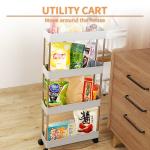Lightweight Vegetable Storage Trolley , Installable Kitchen Storage Container ISO9001