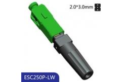 China 50N Tensile FTTH 3.0mm SC APC Embedded Fiber Quick Connector supplier