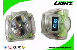 China 6800mA Waterproof Rechargeable LED Mining Headlamp 232lum 13000Lux Smart OLED Display supplier