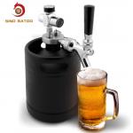 Portable CO2 Mini Keg Dispenser , Stainless Steel Homebrew Kegerator Kit for sale