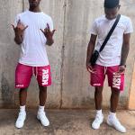 OEM Service Acid Wash Sweat Shorts Streetwear Cargo Shorts Puff Printing 160 Grams for sale