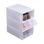 Moistureproof Shoes Storage Organizer , Detachable Stackable Plastic Shoe Storage