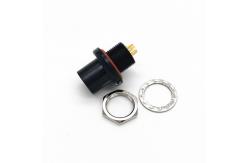 China Fischer Printed Circuit PCB Mounted Connector 5pin Black Plated supplier