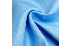 China Cleanroom Anti Static ESD Fabrics Polyester Shrink Resistant Fabric supplier