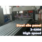 Corrugated Silo Panels Silo Roll Forming Machine High Speed with Waste Material Collection and Hydraulic Punching for sale