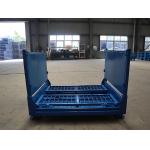 Customized Steel Collapsible Pallet Cage 1000kg - 2000kg Load Bearing for sale
