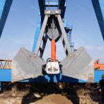 15 CBM Radio Remote Control Grab Single Rope Bulk For Crane