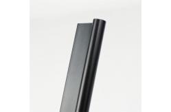 China Structural Internal ABS Profile Flexible  Blakc Pvc U Channel supplier
