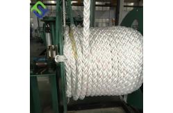 China Diameter 56mm×220m 8 Strand Braided Nylon Mooring Rope With ABS Certificate supplier