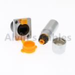 Metal Round Waterproof RJ45 Connector IP65 Environmentally Friendly Materials for sale