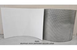 China Curved Aluminium Acoustic Panels Micro Composite Acoustical Ceiling Panels Tile 2x6 supplier
