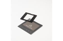 China Cnc Cutting Acrylic Display Cover Glass Control Panel Silk Screen Printing supplier