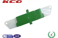 China Green E2000 Fiber Optic Adapter , E2000/APC Adapter SM High Reliability supplier