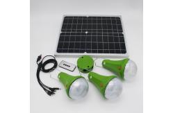 China 50000 Hours 475lum Solar Power Light System Rechargeable Lamp With Solar Panel supplier