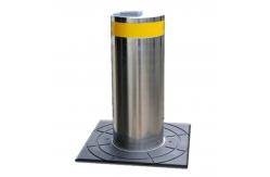 China Automatic Electric Hydraulic Retractable Bollards SUS304 Electric Security Bollards With LED Light supplier