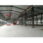 Hot Dip Galvanized / Painted Steel Structure Warehouse Buildings Pre Engineered for sale