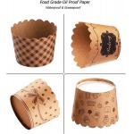Jumbo Kraft Paper Cake Baking Cup Rk Bakeware Cupcake Muffin Liners for sale