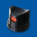 Black PP Aerosol Actuator Spray Paint Nozzle 0.64mm for sale